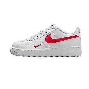 Chaussures de skate basses en cuir Nike Air Force 1 LV8, blanc/rouge universitaire FV7020-101