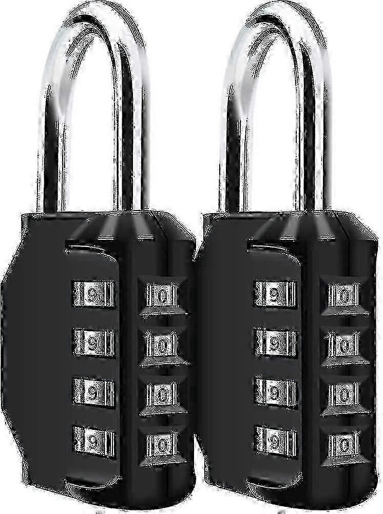 R9 Secure padlock for school lockers, 4-digit combination, 2-pack