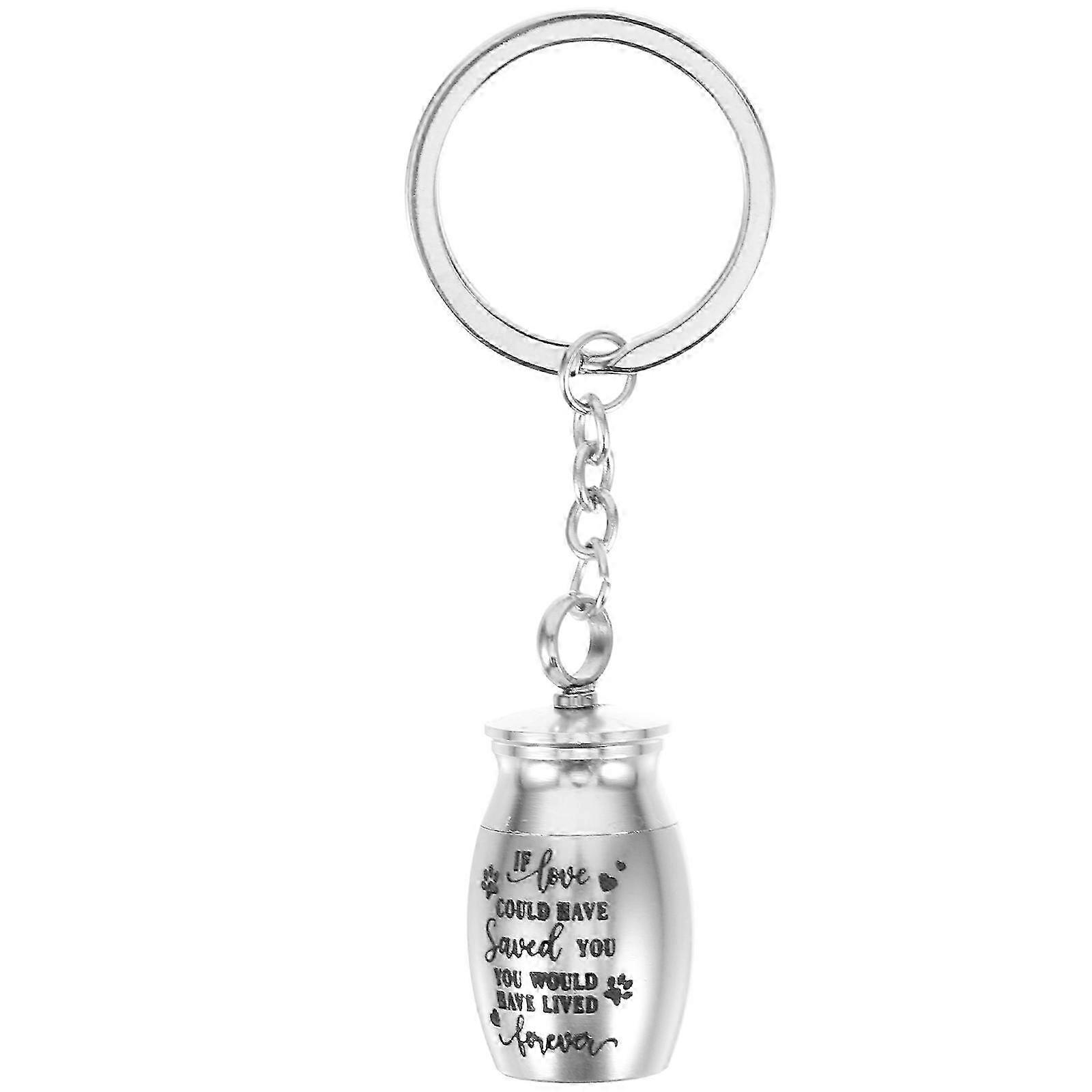 Compact Pet Ashes Keychain Urn