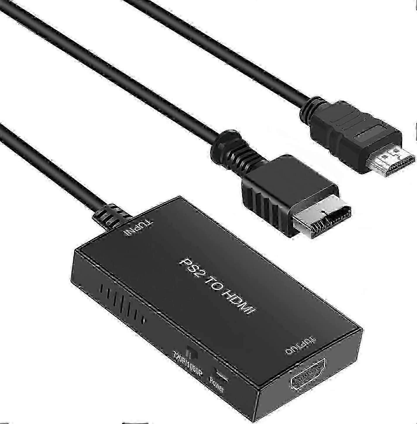 PS2 HDMI Adapter 1080P Plug-and-Play