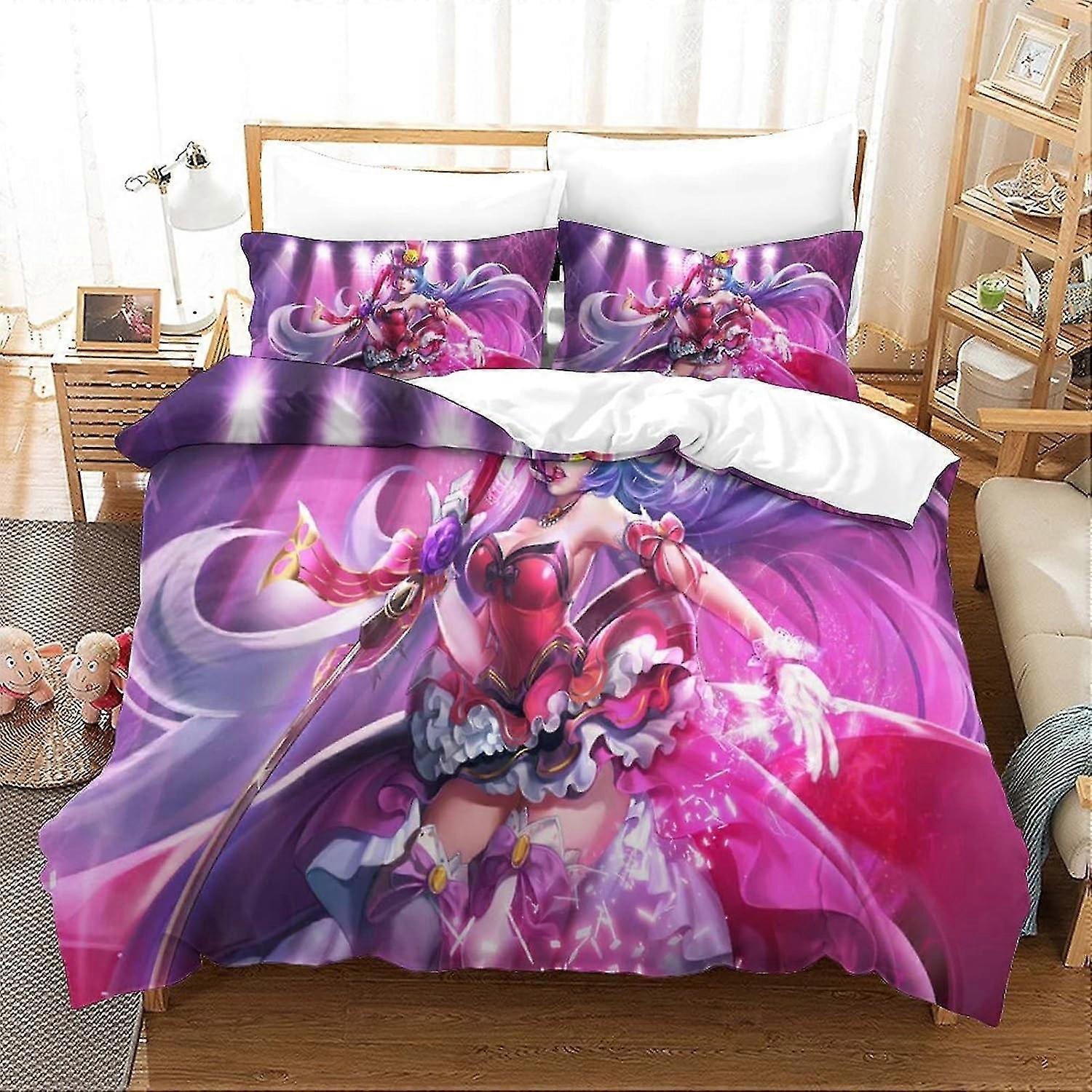 3D Cartoon Microfiber Duvet Set Soft