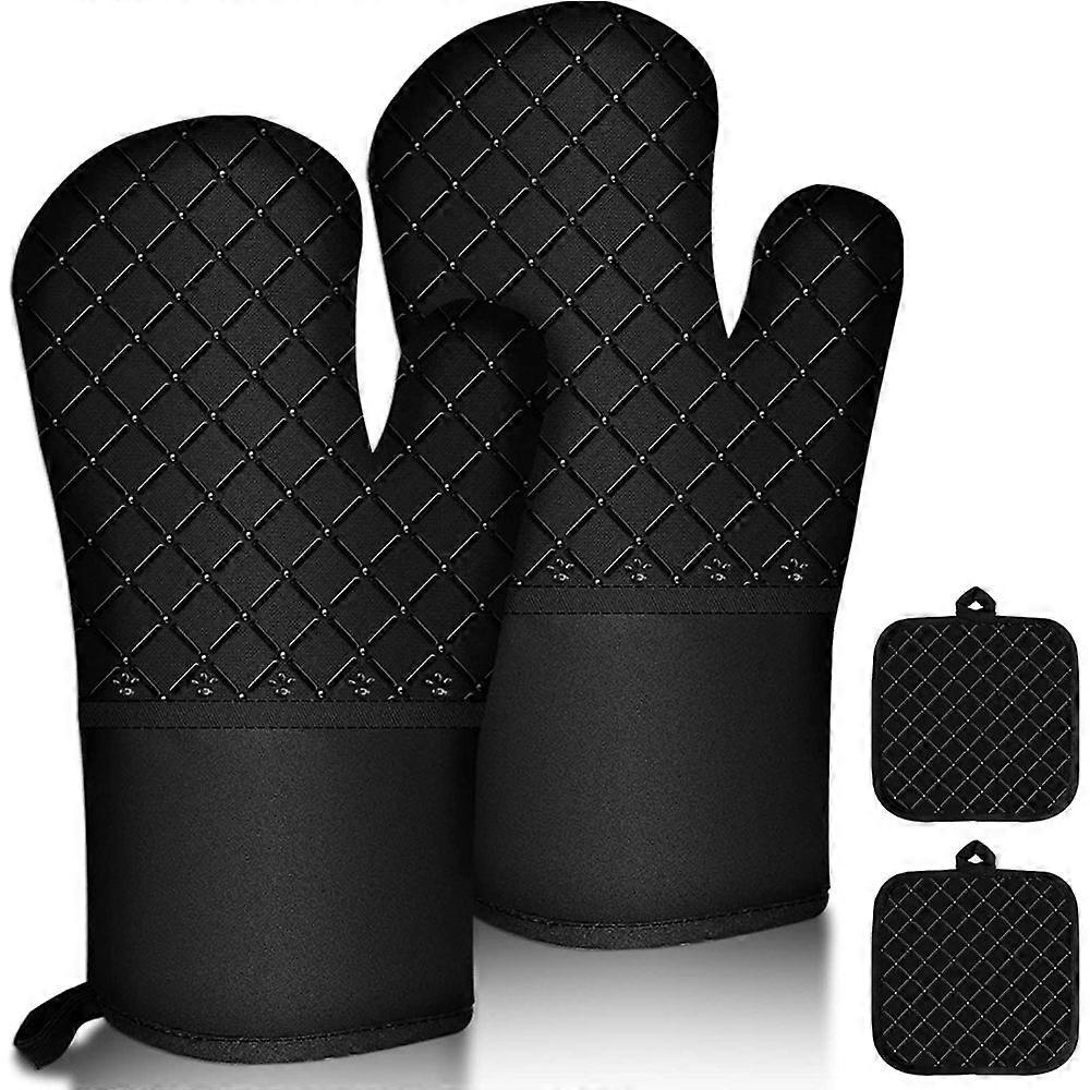 Extra-Long Steam-Resistant Oven Mitts