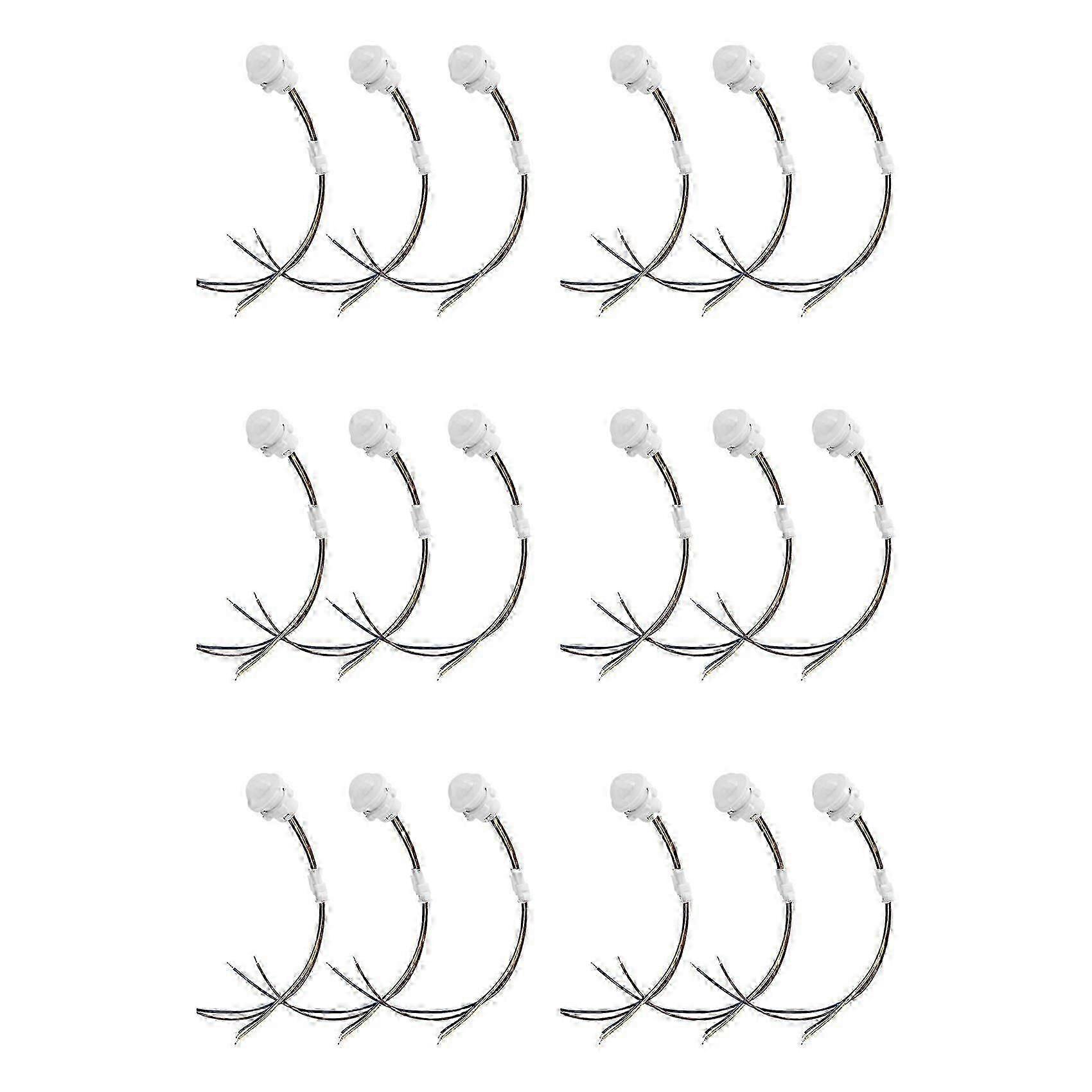 18 Packs Motion Sensor Light Switch. PIR Sensor Smart Detection Switch.Ceiling or Wall Mount Smart Light Switch ZY