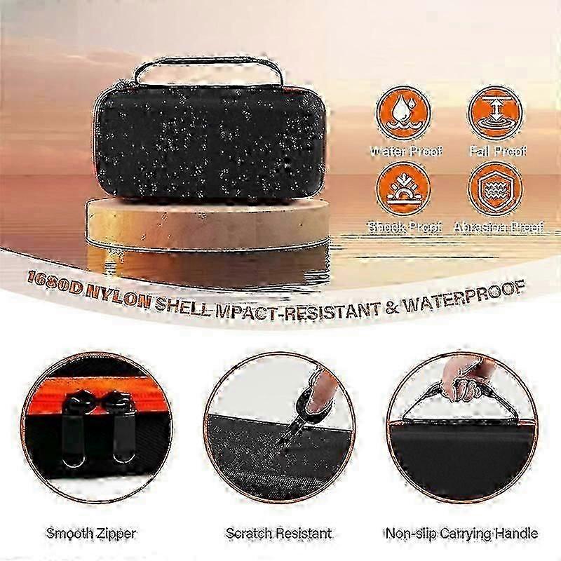 Wireless Microphone Storage Case compatible with JBL PartyBox Wireless Two Microphone System CU