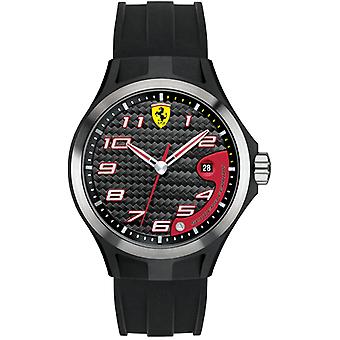 Ferrari Rundenzeit japanische Quarz Analog Man Uhr mit Silikon Armband 0830012