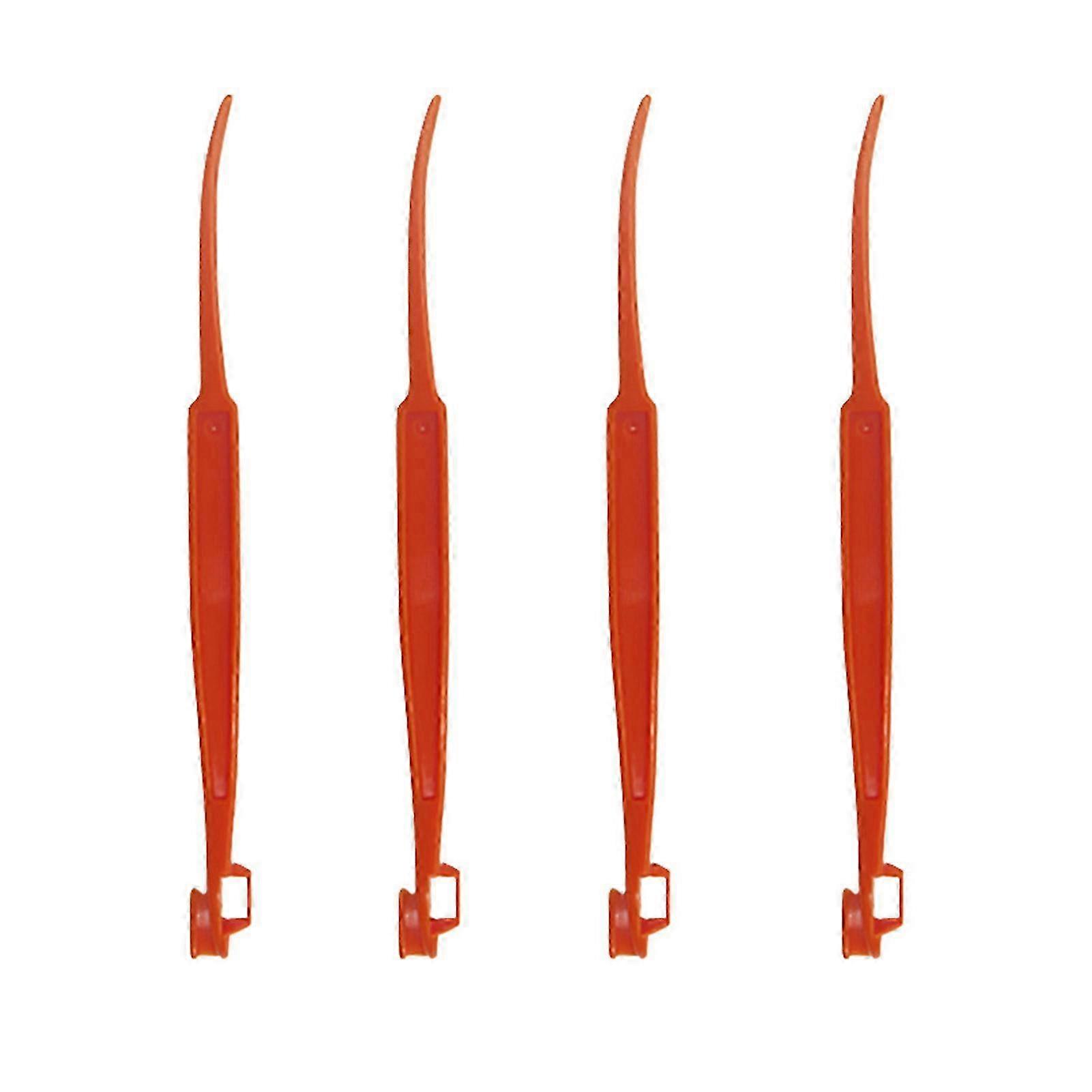 4-Piece Durable Orange Peeler Set