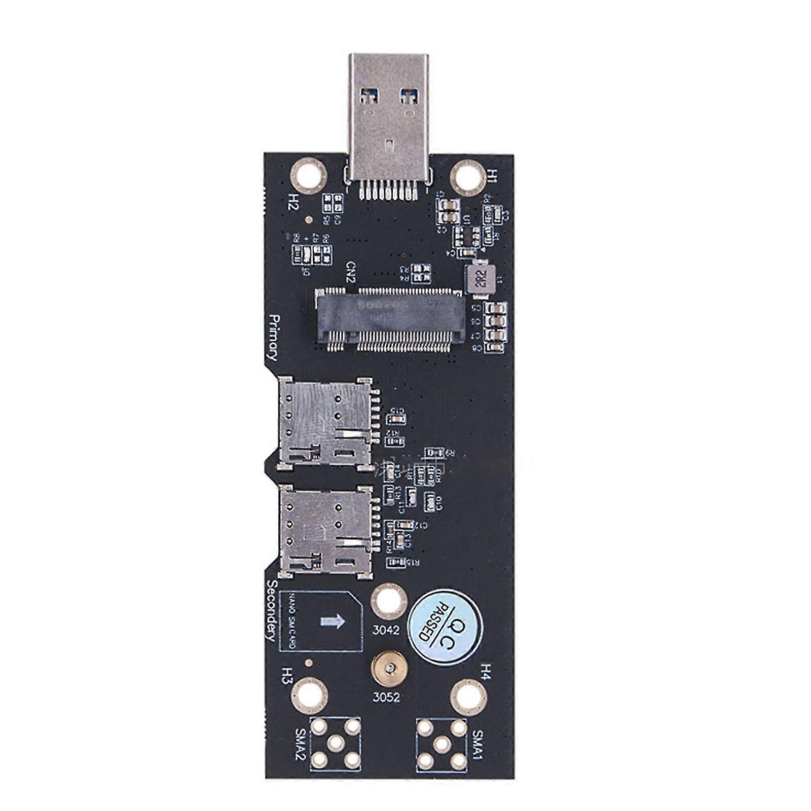 USB 3.0 M.2 Key B Dual SIM Adapter Card