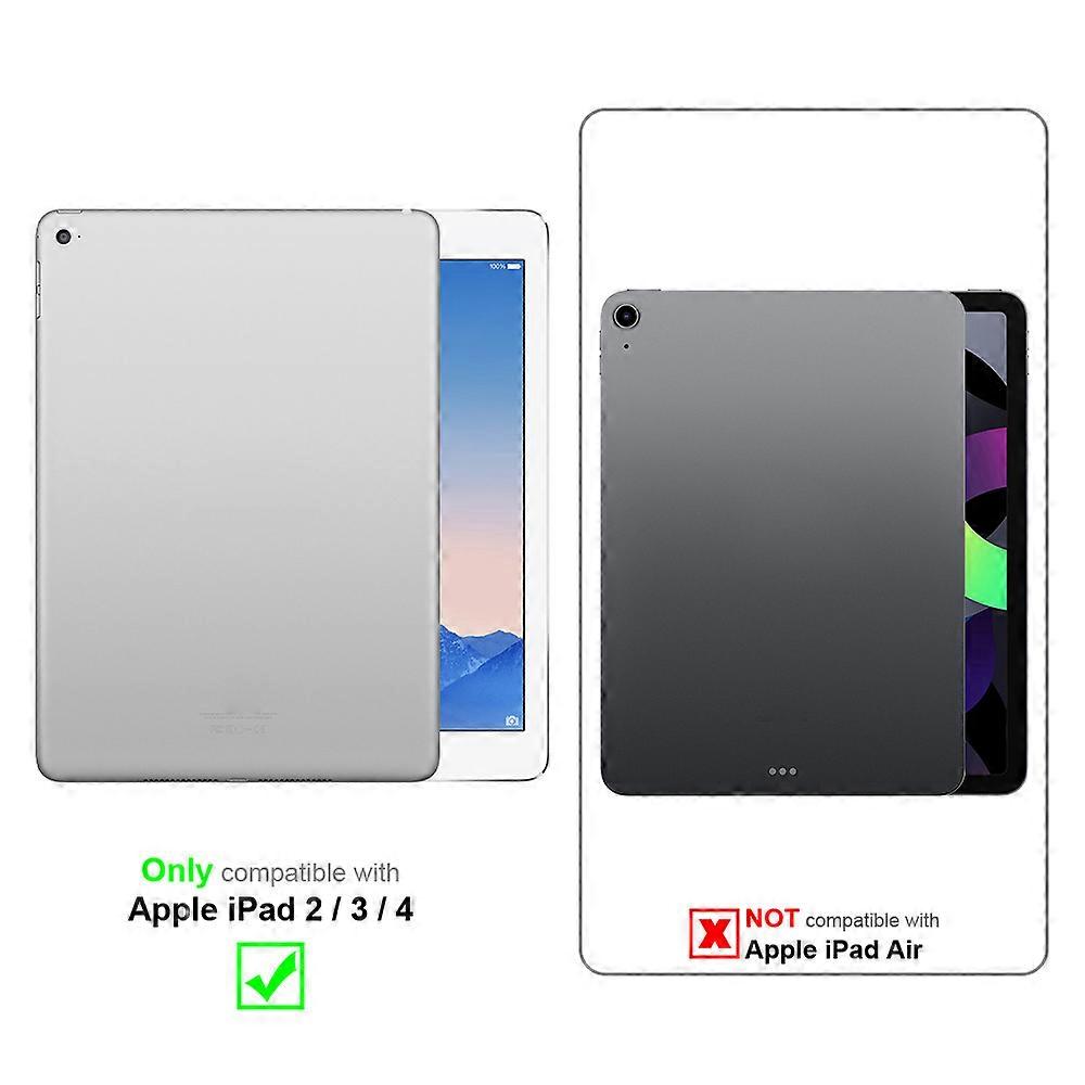 Case compatible with iPad 2 / 3 / 4 - Protective case with wake-up function