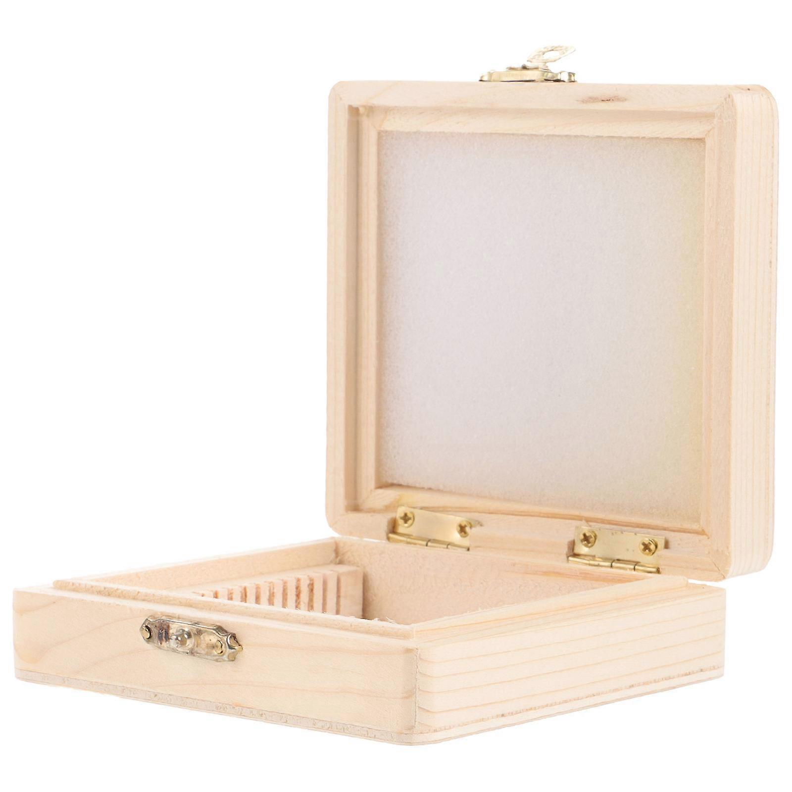 Microscope Slides Storage Holder Box for Specimens 5Pcs Packaging