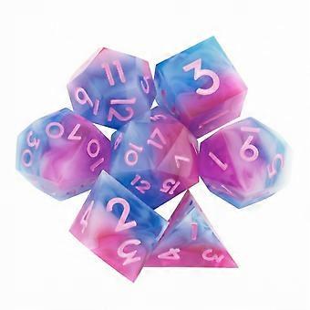 7 Pieces Roleplaying Dice Set Polished Polyhedral Dice Set Moderate Weight