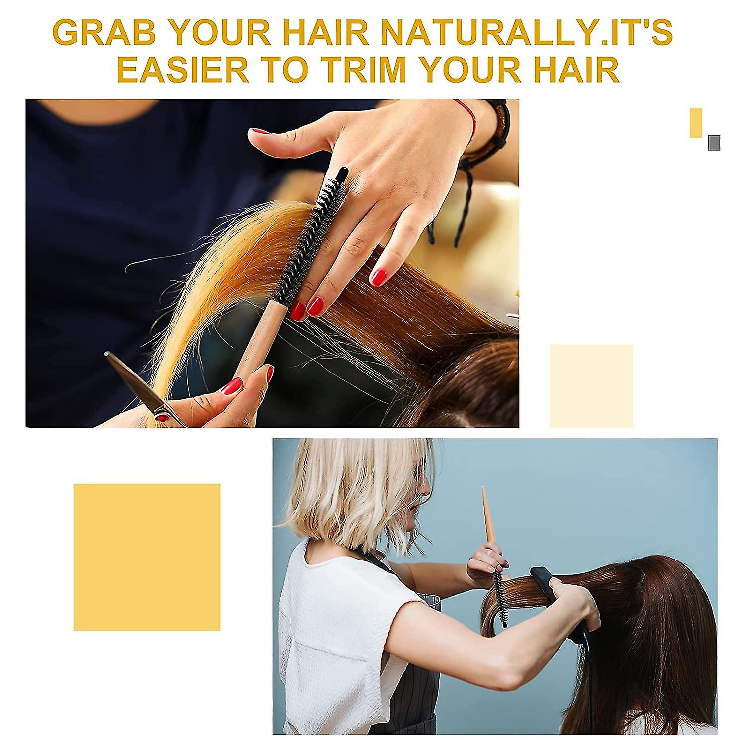 Salon Hairdressing Brush For Thin Hair, Short Hair, Bangs, Beard ... - Whippet Brush For Short Hair Reduction