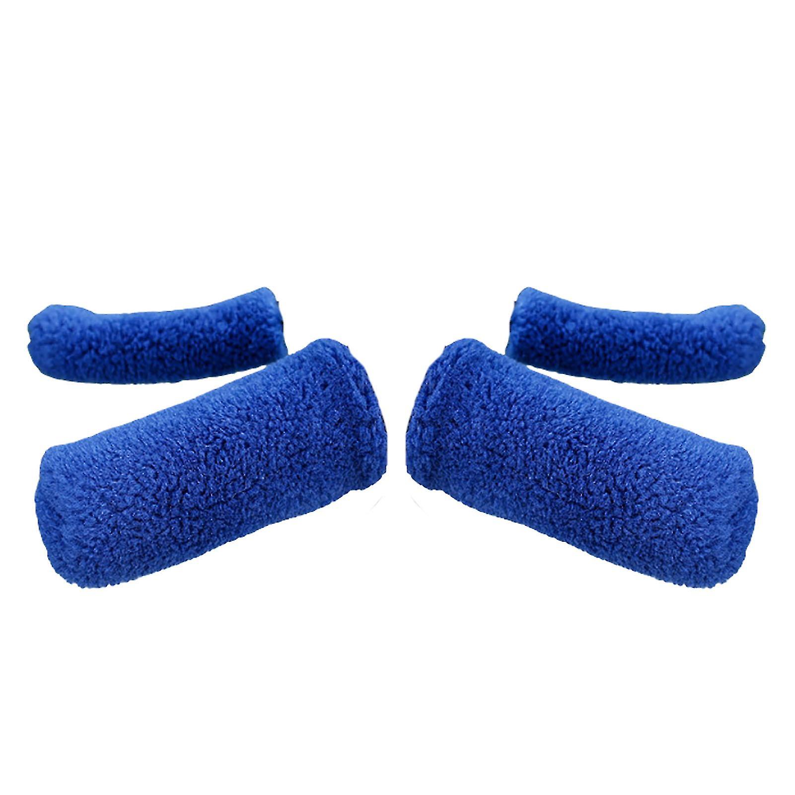 1 Set Warm-keeping Elastic Handlebar Cover Fleece Practical Anti-slid Bike Handle Cover For Mtb