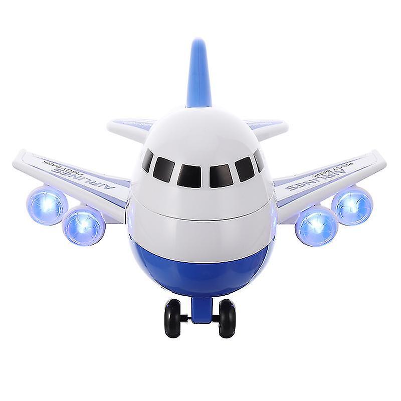 33.5X31x19cm Blue Piggy Banks & Money Jars 1pc Piggy Bank Toy Cartoon Plane Shape Security Code Savi