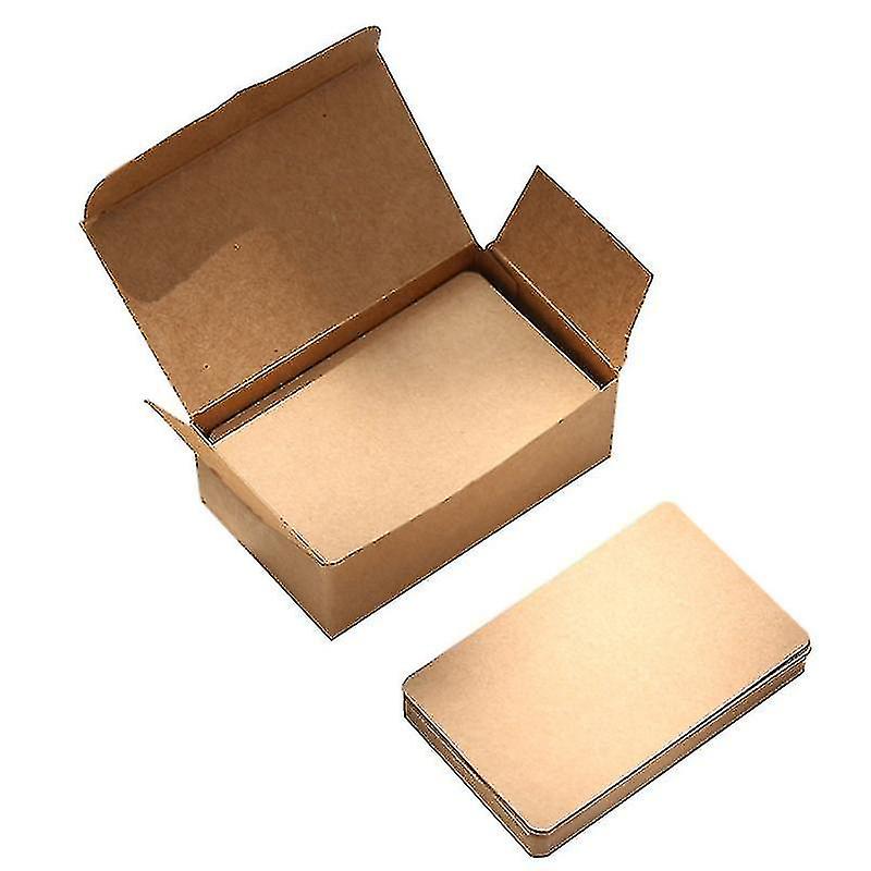 100 Sheets/box Paper Message Card Blank Handwritten Memo Notecards Gift Postcard