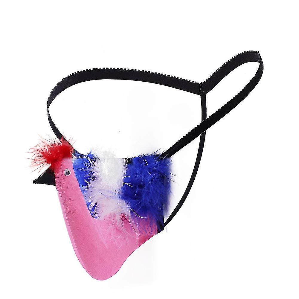 Hommes Sexy Nouveauté Drôles d'Oiseaux Strings Bulge Pouch G-strings Sous-vêtements T-back Underpants