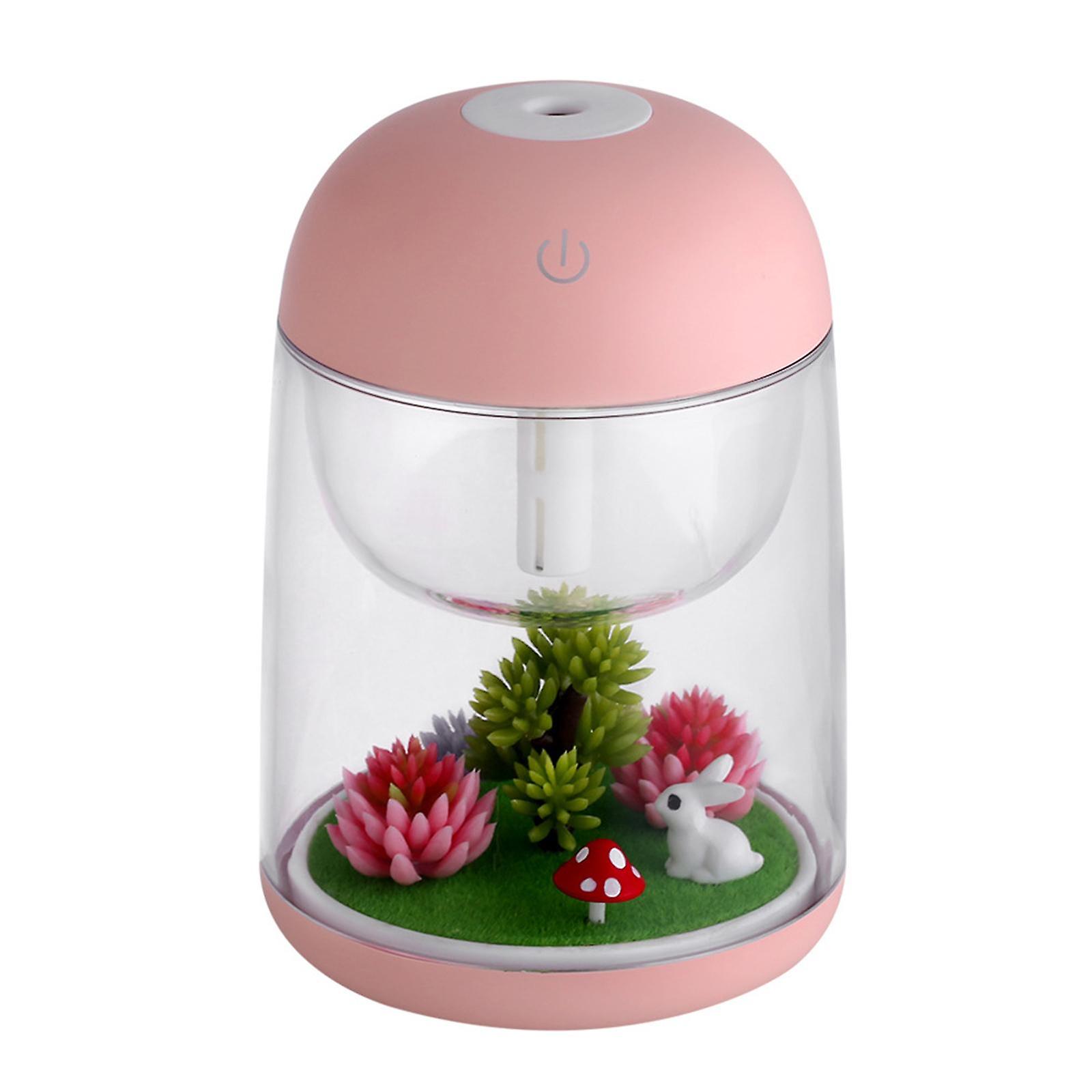 Essential Oil Aroma Air Diffuser Aromatherapy Humidifier Home 180ml pink