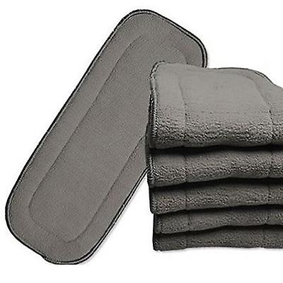 Alvababy 5 Layer Washable Cloth Diaper Nappies Microfiber Bamboo Charcoal Insert