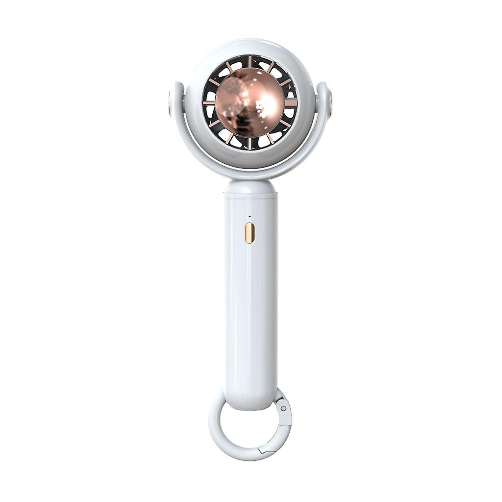Small USB Fans 2200mAh Rechargeable Portable Handheld Fan Hangable Desktop Mute