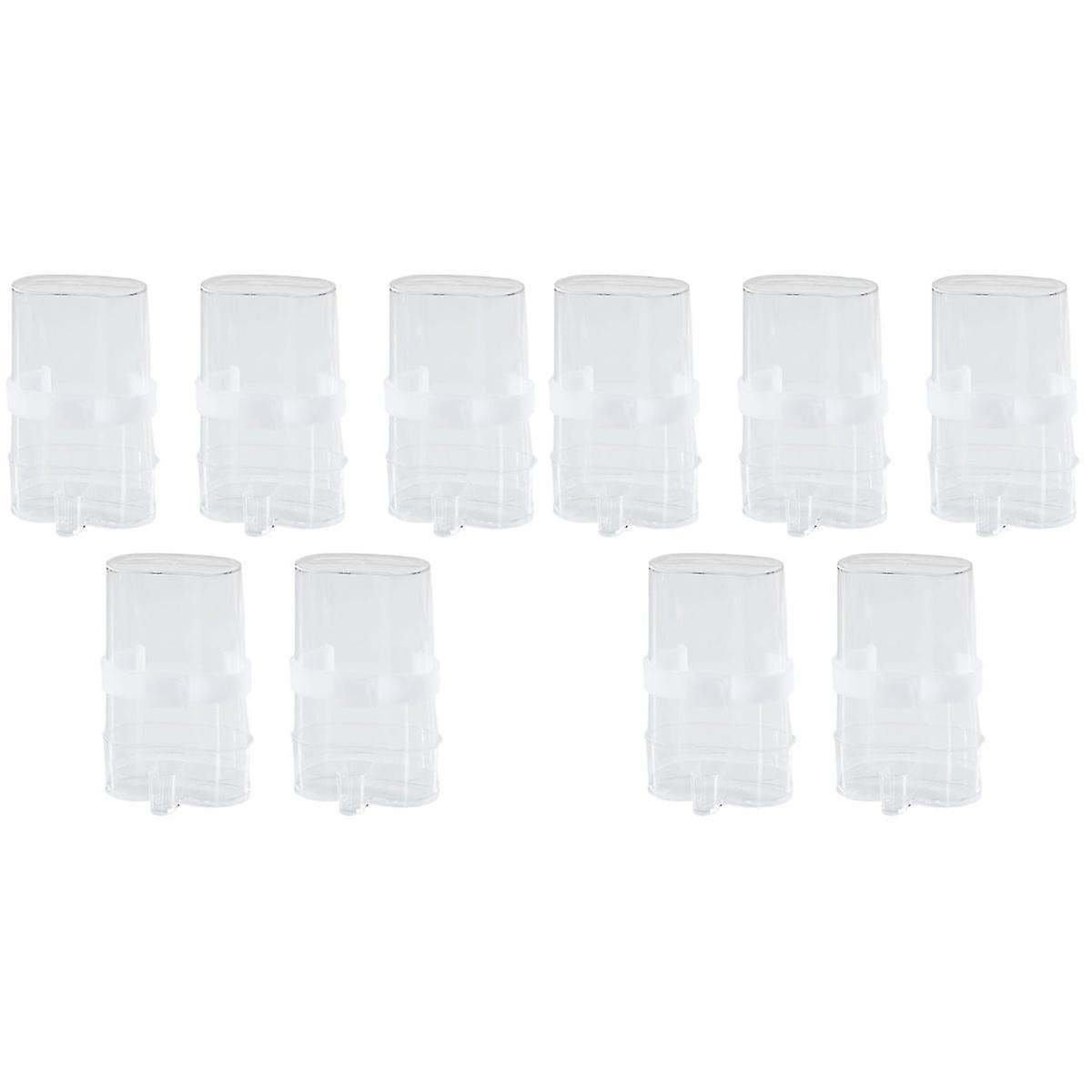 10 Pcs Automatic Bird Feeder Bird Feeding Container Indoor Bird Feeding Tools