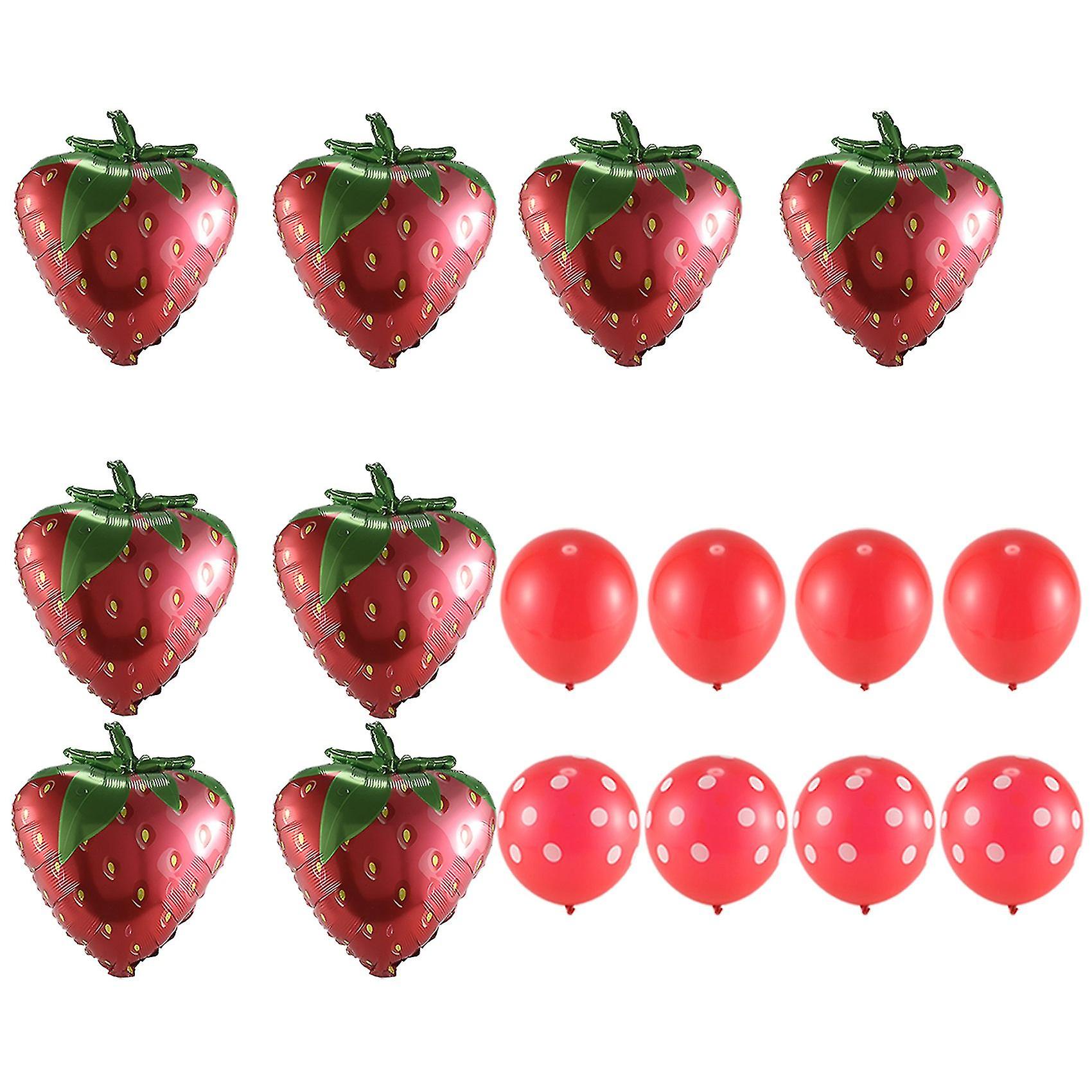 16pcs S Fruit Jumbo Foil Lar S Theme Ratio