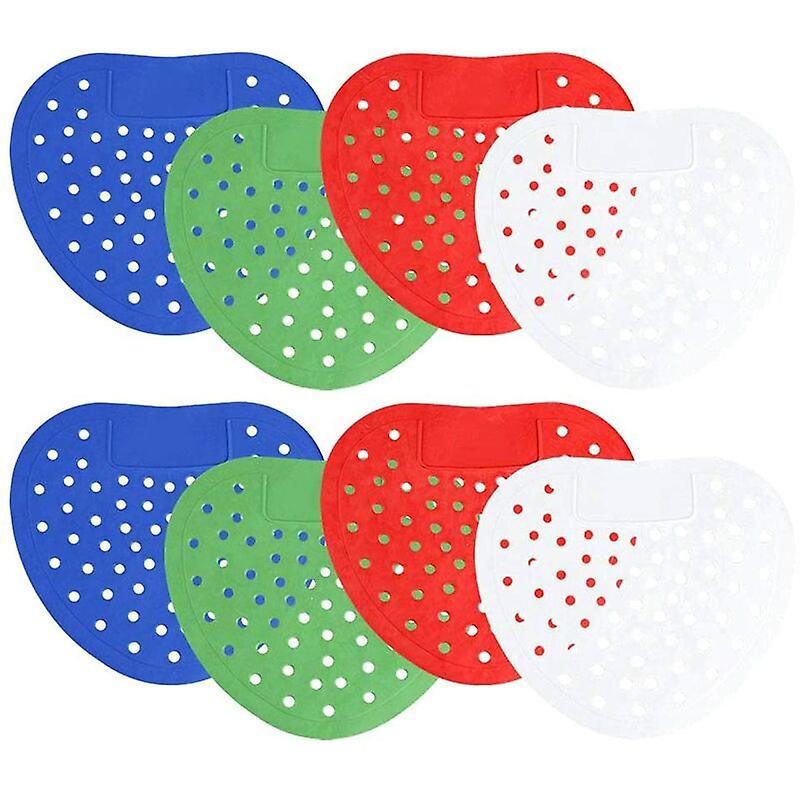 Urinal Screen, Urinal Deodorizer, Urinal Filter, Long Lasting Fragrance in Every Urinal or Urinal 18.5X15.7cm 8Pcs White Red Blue Green