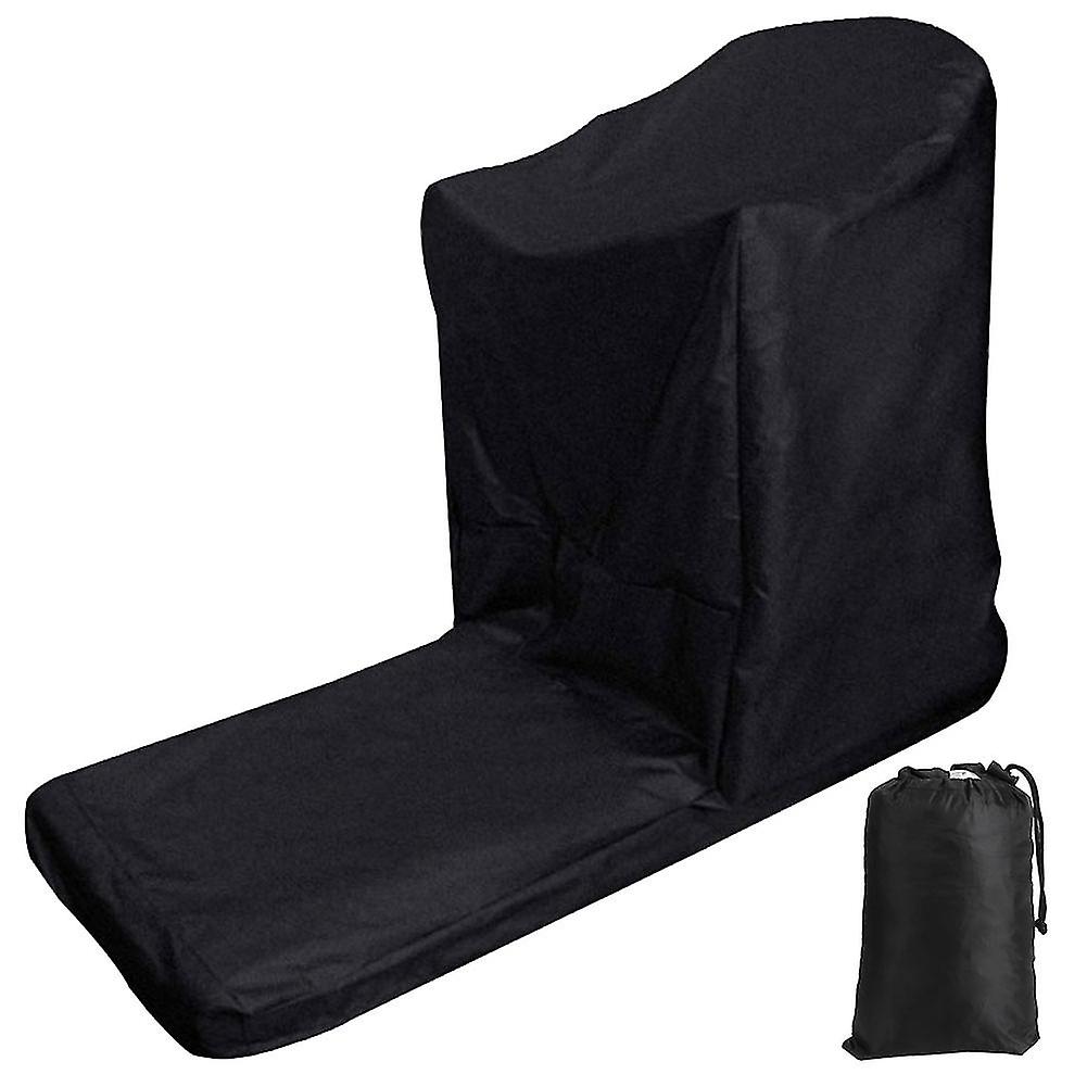 Housse de protection pour tapis de course en forme de L, imperméable et anti-poussière, noire, pour l'extérieur et l'intérieur