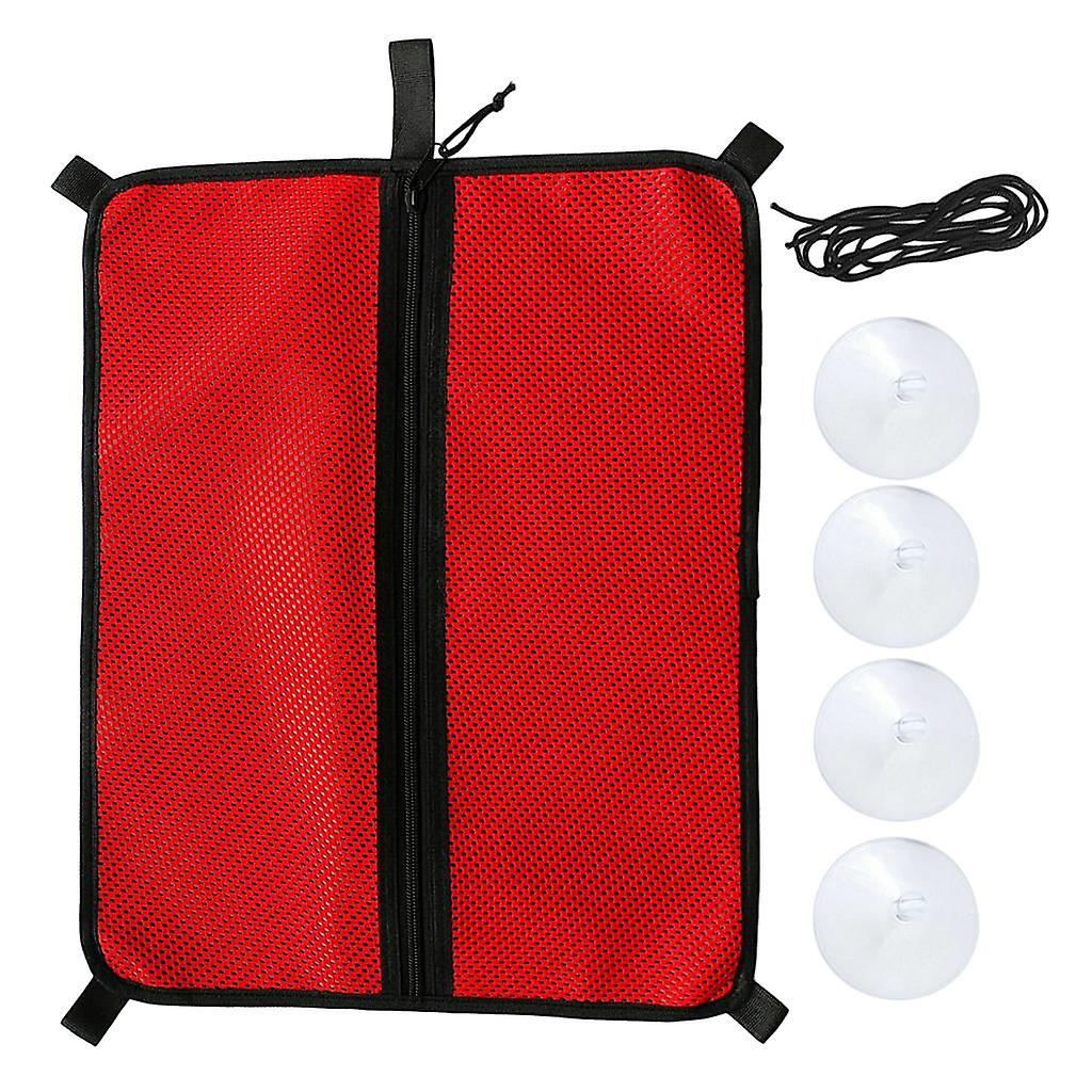Premium Mesh Deck Storage Bag for Surfboard Paddleboard SUP Accessory Red