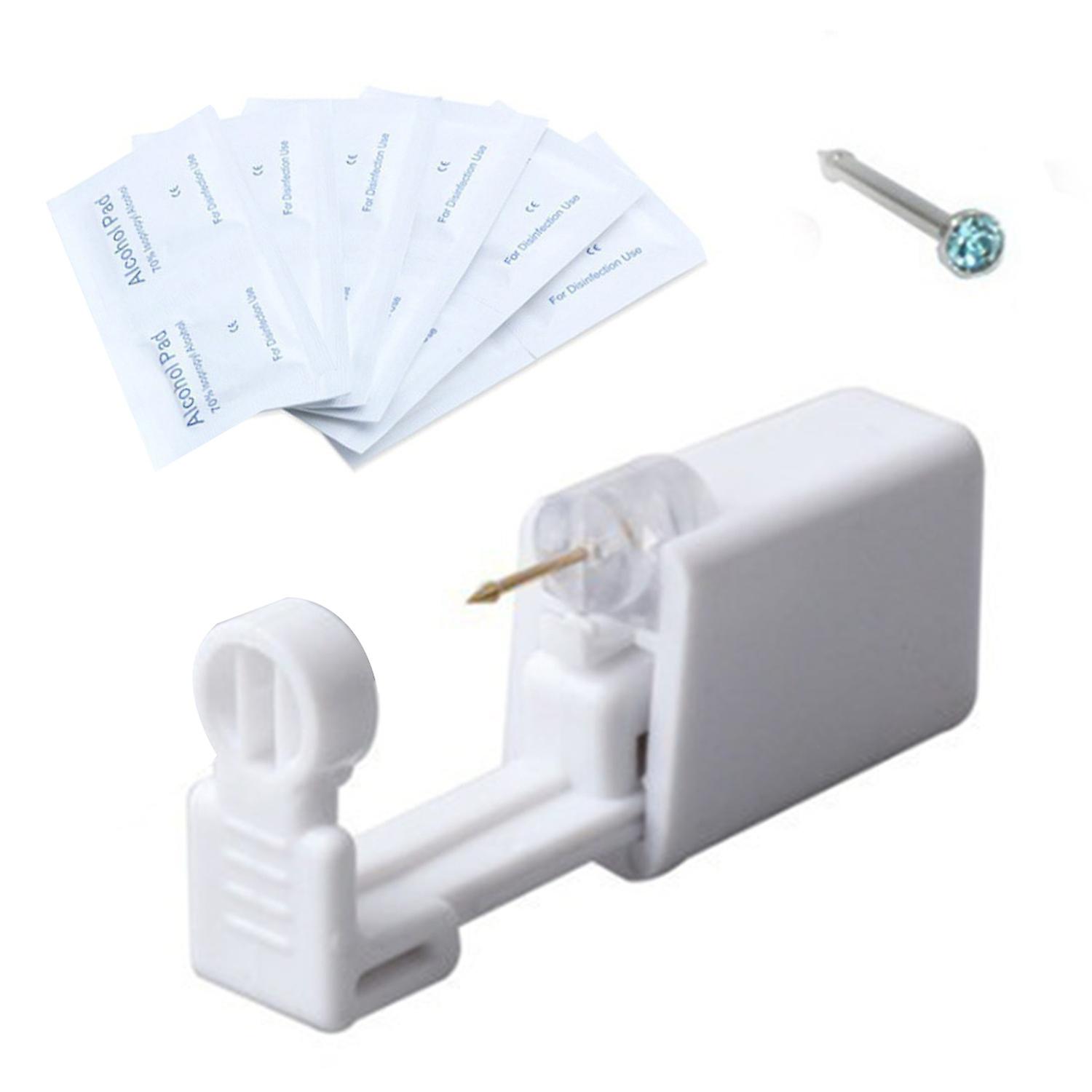 8Pcs/Set Ear Piercer Professional Disposable Plastic Piercing Tool Set for Home