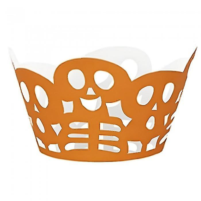 Unique Party Skeleton Cupcake Wrappers (Pack of 12)