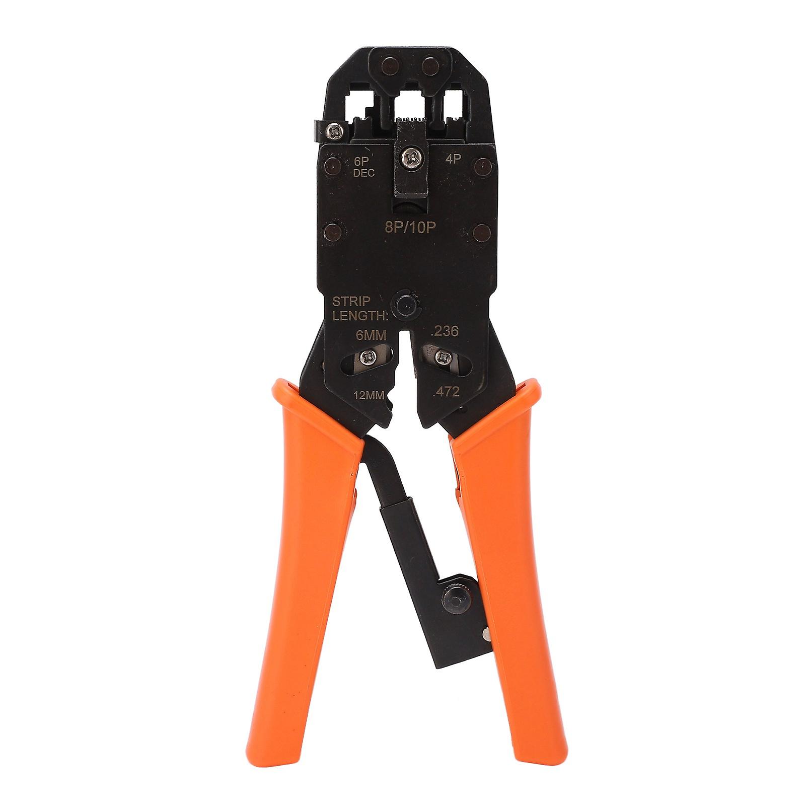 Network Crimping Tool Multi Usage High Efficiency Ratchet Crimper Stripper Pliers Network Crimp Tool