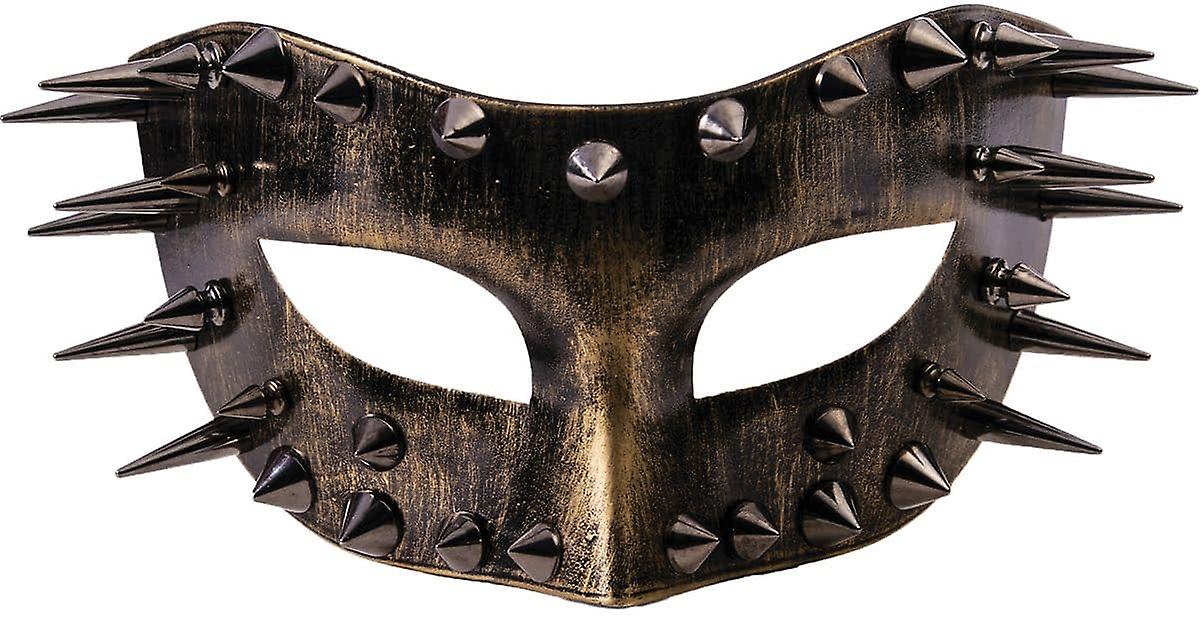 Steampunk Spiked Gold Mask
