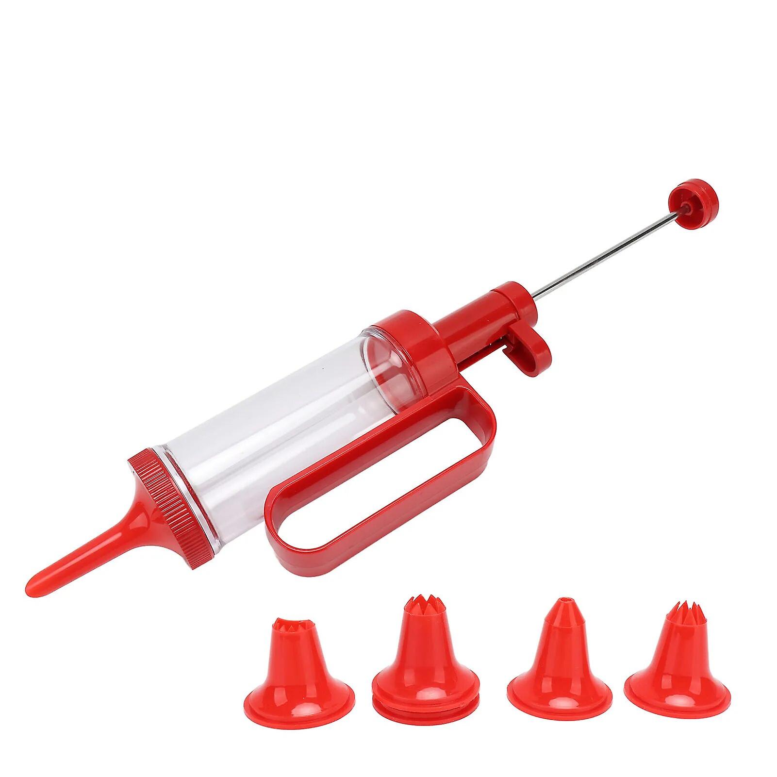 Biscuit Extruder Press Biscuit Press Kit with Gun Transparent Tube Safe Durable for Baking~6476