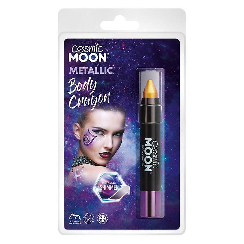 Cosmic Moon Metallic Body Crayons Gold S11227