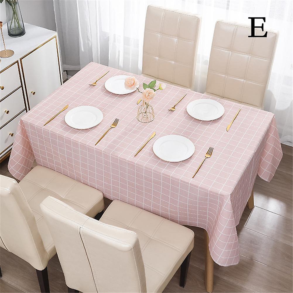 Dust Proof Checkered Tablecloth Dust Proof Tablecloth Washable Tablecloth