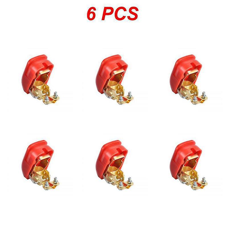 1~6PCS Universal Positive Negative Electrode Quick Release Lift Off Connector 12v Quick Release Battery Terminals Clamps Car