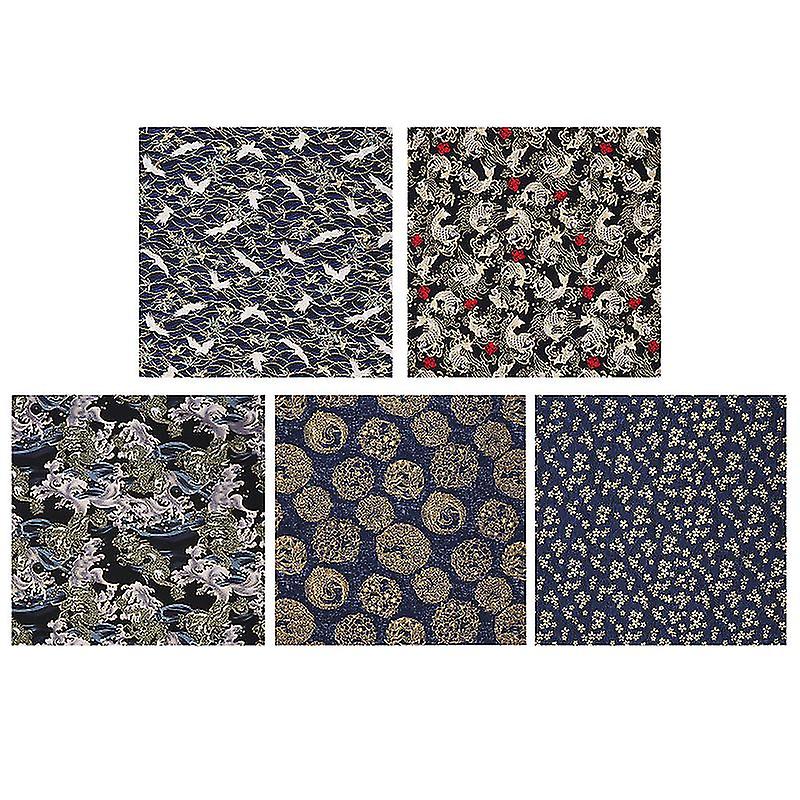 5pcs Japanese Patchwork Cloth
