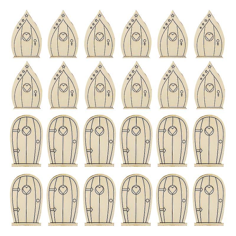 24pcs Doll House Doors