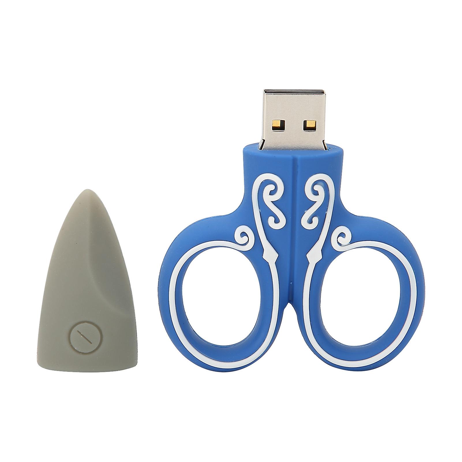 Memory Stick USB Flash Drive Cartoon Scissors U Disk Plugin Portable Data Storage Device(32GB )