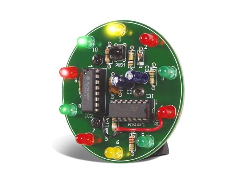Whadda Soldeerkit, elektronisch rad, 10 leds