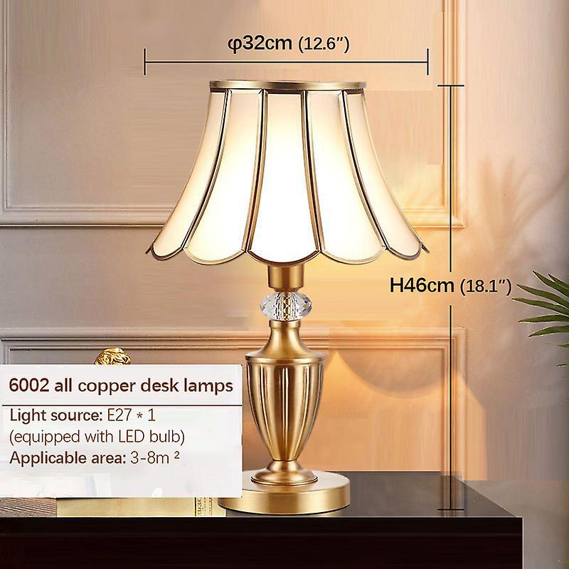 Contemporary Brass Gold Table Lamp Led Creative Simple Luxury