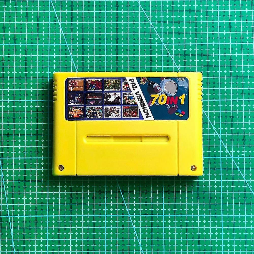 Super 70 in 1 eur version pal battery save with clock tower final game fantasy vi dragon quest i &am