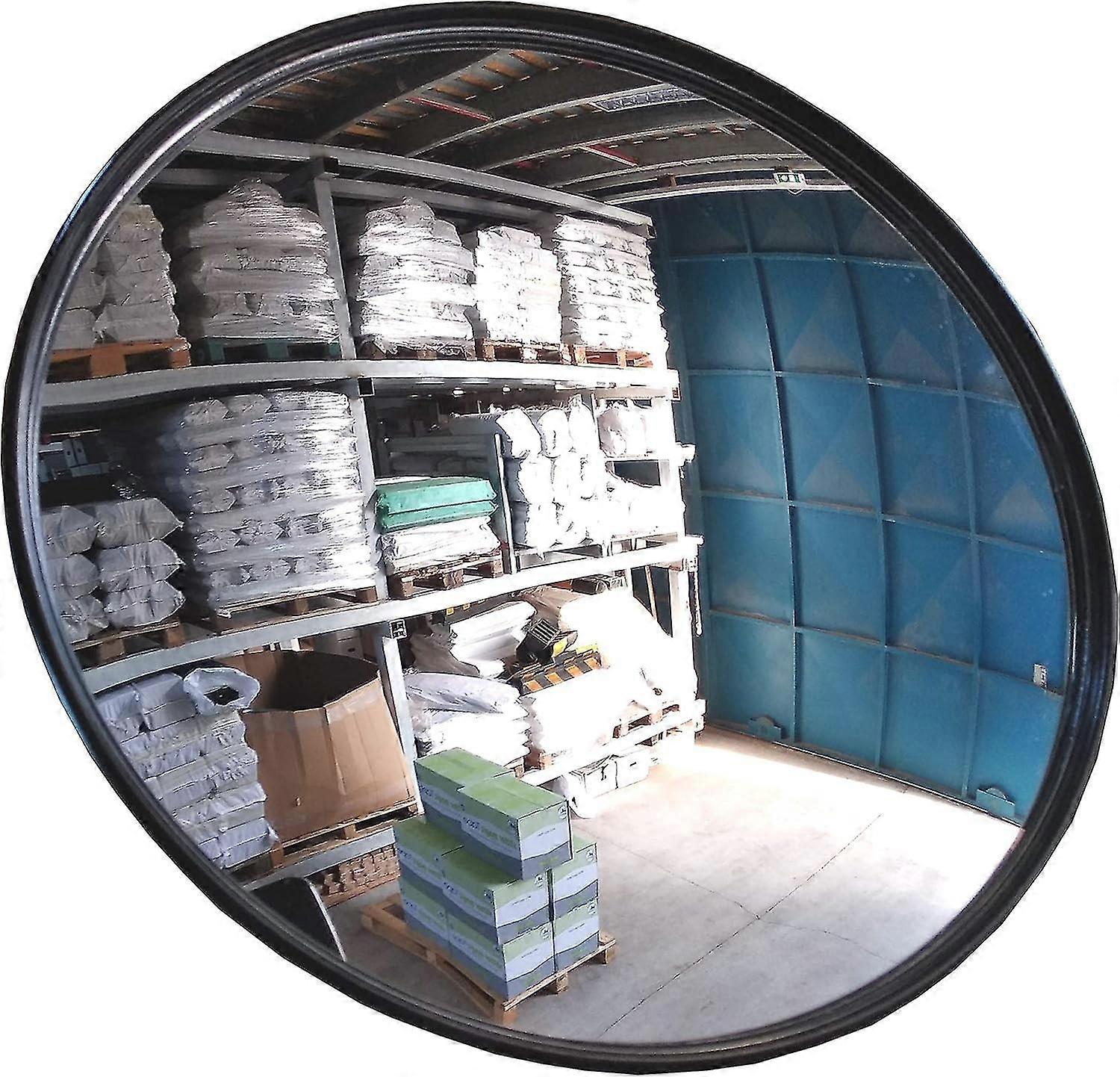 Anti-breakage convex acrylic mirror, diameter 16 cm, studied for the surveillance of public places a