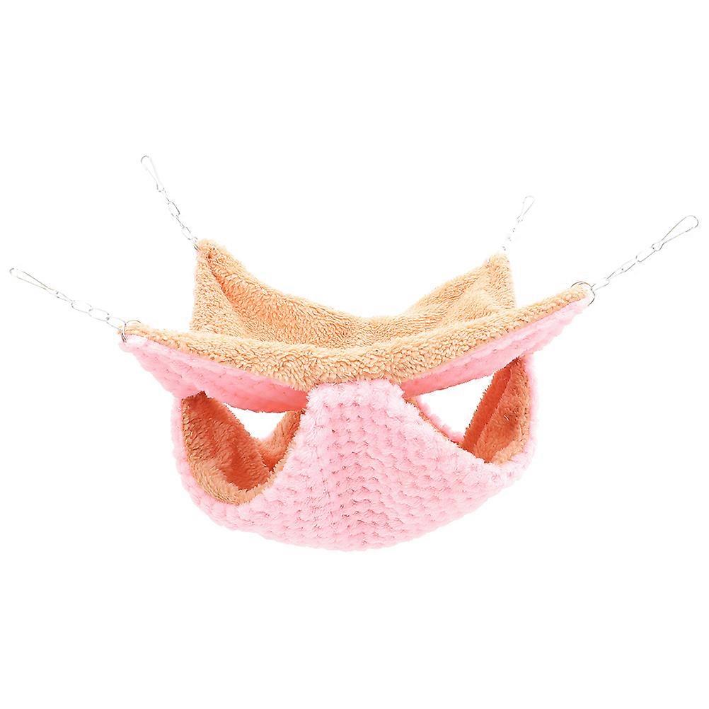 Double-layer Hamster Hideout Hammock Pet Cage Hanging Bed Guinea Pig Sleeping Bed