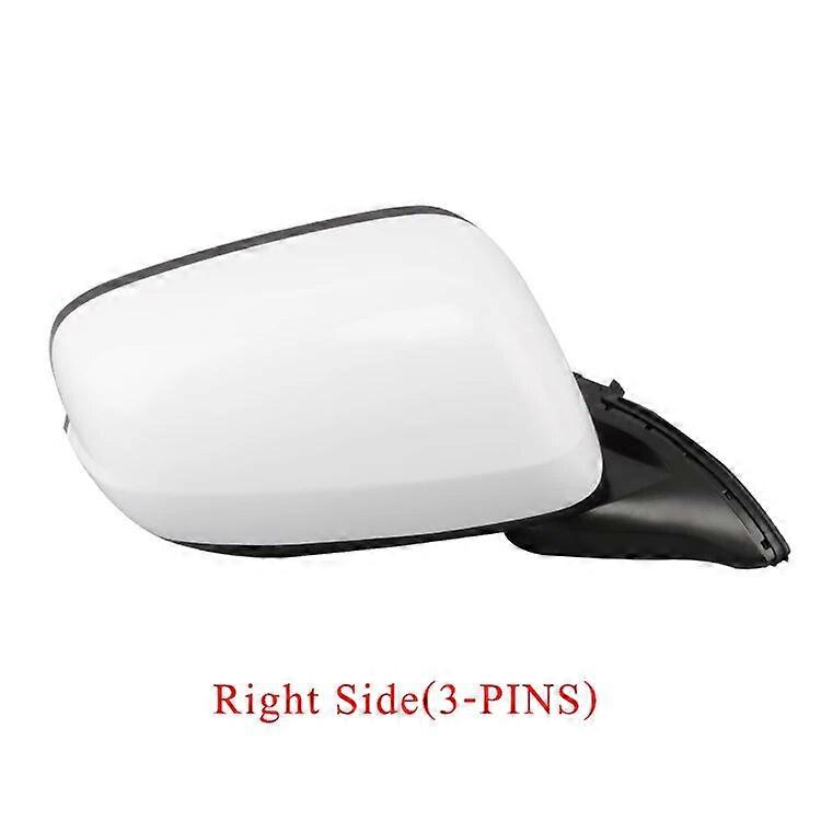 ZUK Exterior Rearview Side Mirror Assy For HONDA JAZZ 2009-2014 FIT GE6 GE8 3-PINS Rear View Door Mirror Without Repeater Lamp