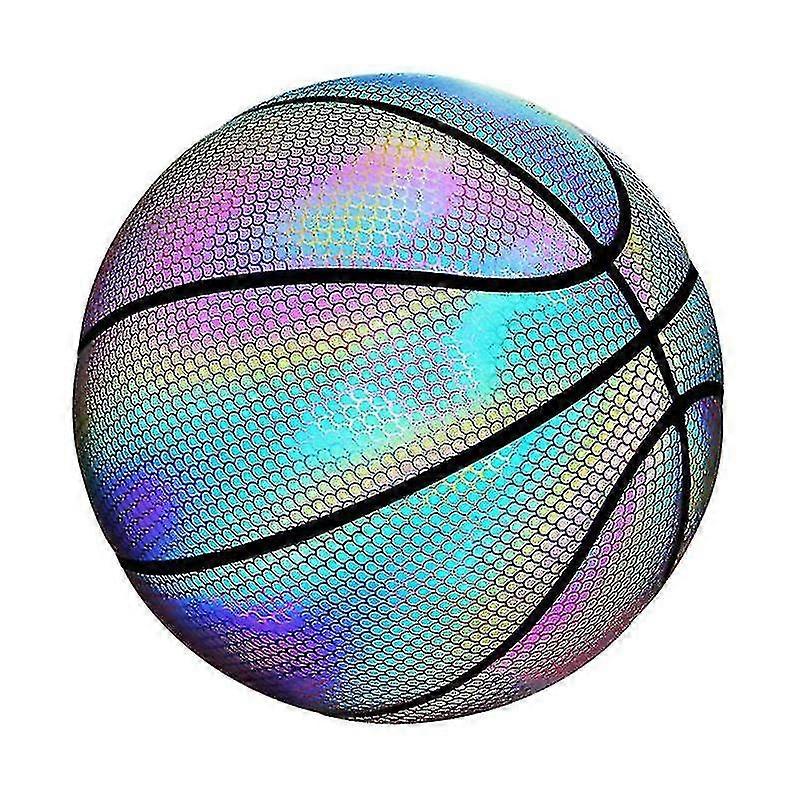 Holographic Colorful Reflective Basketball