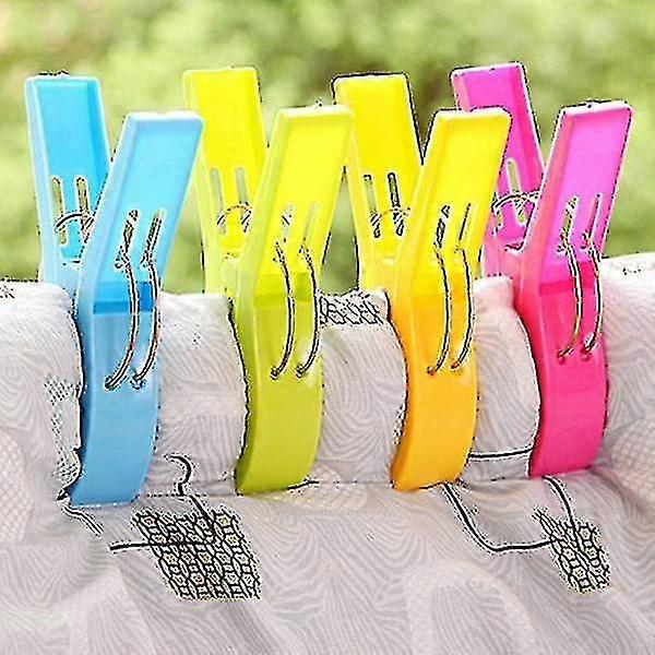 Large Bright Color Clothespin Plastic Beach Towel Hanging Clothespin