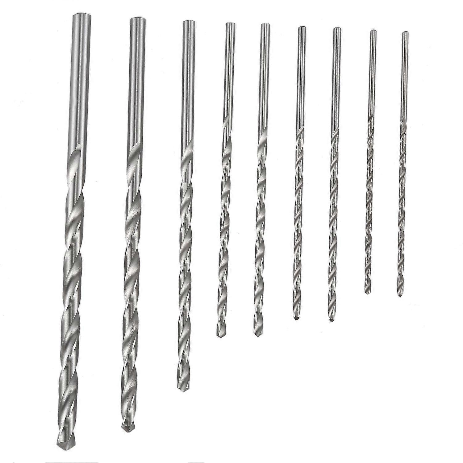 EXTRA LONG HSS DRILL BITS 2mm 2.5mm 3mm 4mm 5mm 6mm SET