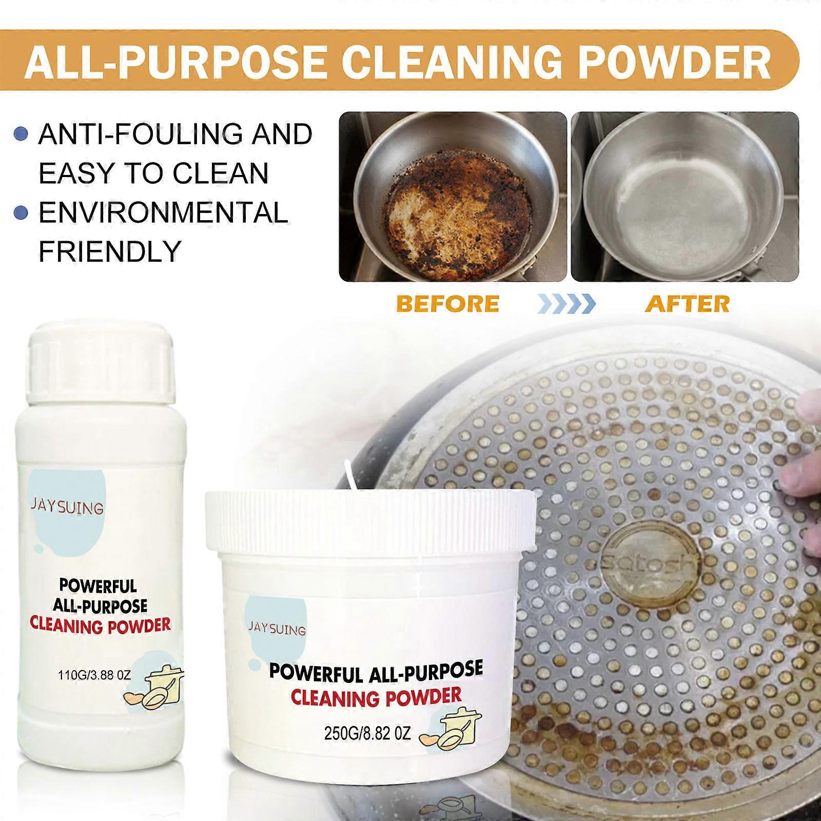 Powerful Kitchen All-purpose Powder Cleaner Rust Remover Foam Rust Remover Cleaning Powder for Grease 110g