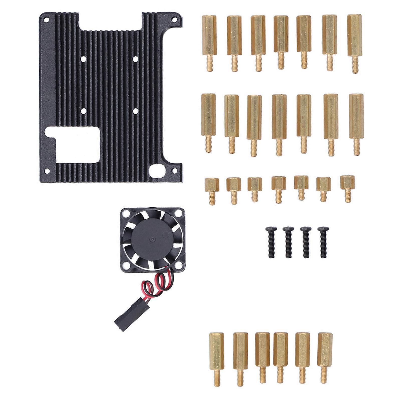Heatsink for Raspberry Pi 4B Embedded Armour CPU Cooling Fan Cooler Radiator Aluminium Alloy