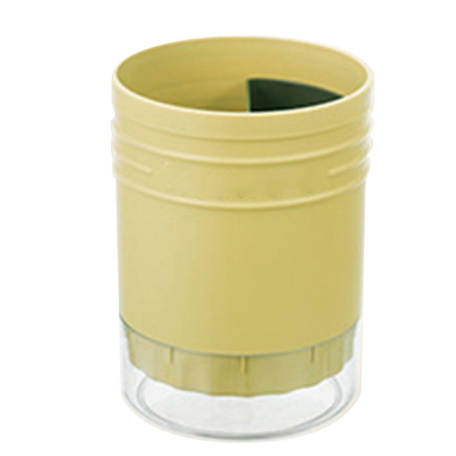 Round Chopstick Drainer Organizer Household Multifunctional Kitchen Tableware Draining Rack Container Yellow